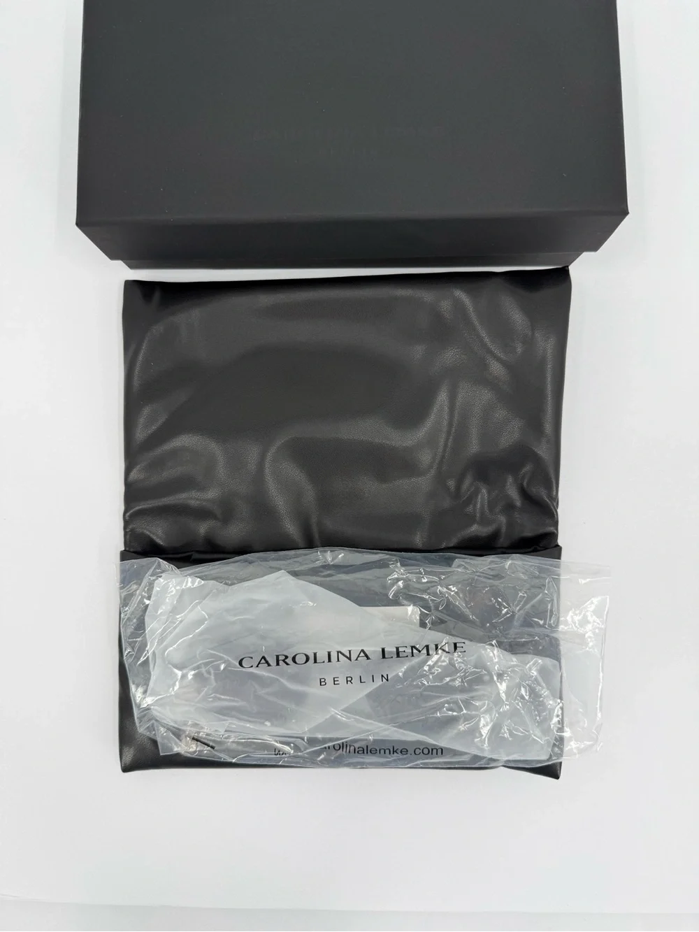 Carolina Lemke Berlin Eyewear Yogi Black Shiny w/ Luxury Premium Case CL3315-02